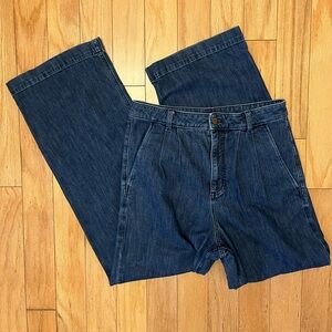 J. Crew Wide Leg Jeans Sz 27 EUC